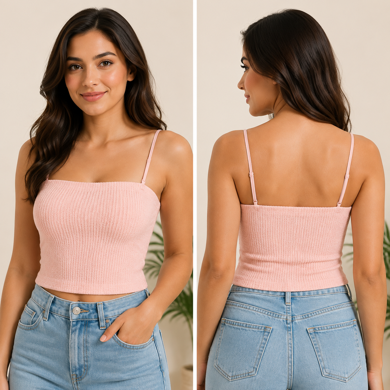 Soft Ribbed Camisole Top