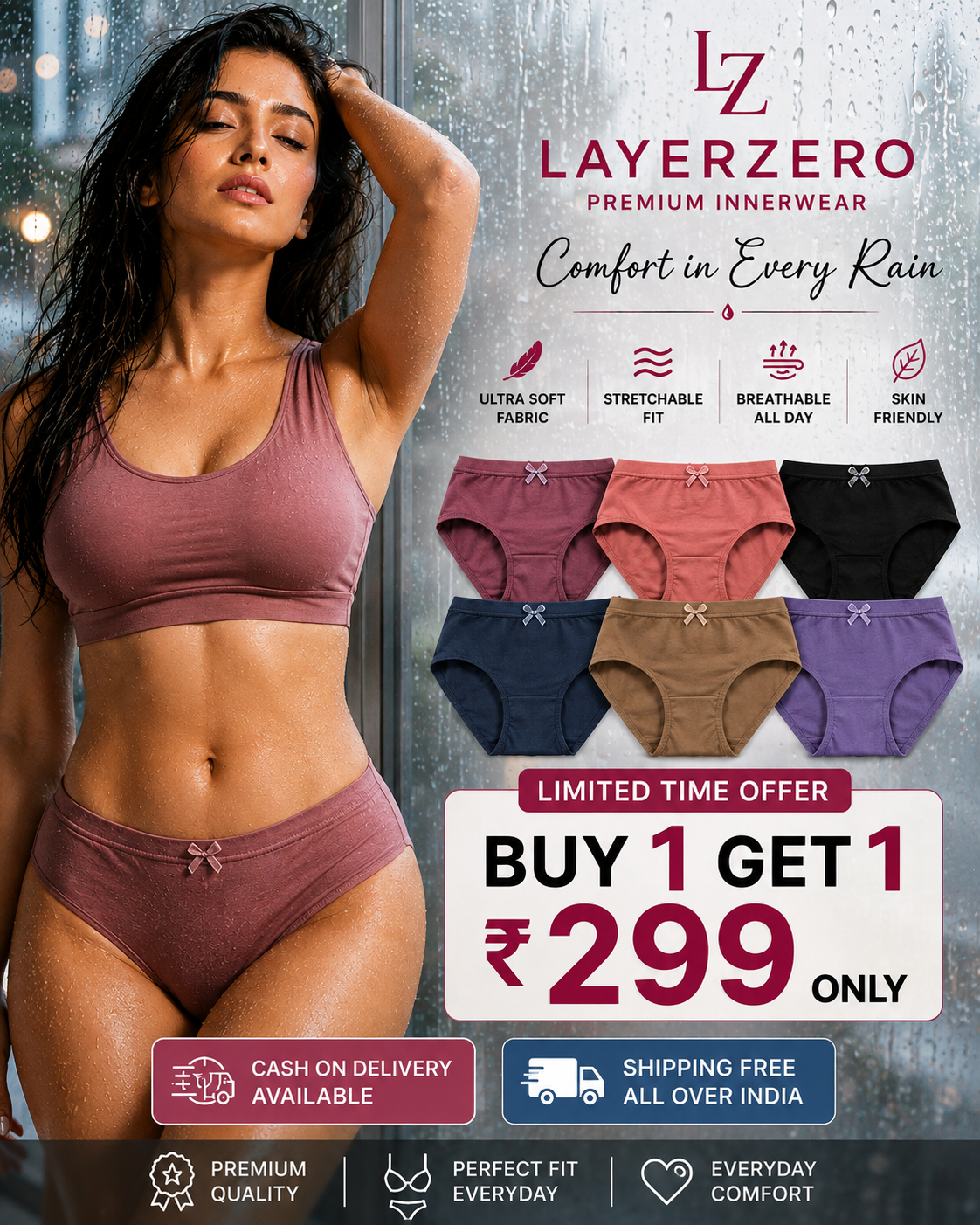 Classic Panties Buy 1 Get 1 Free