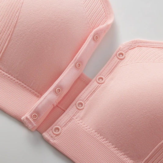 Support Front Button Bra