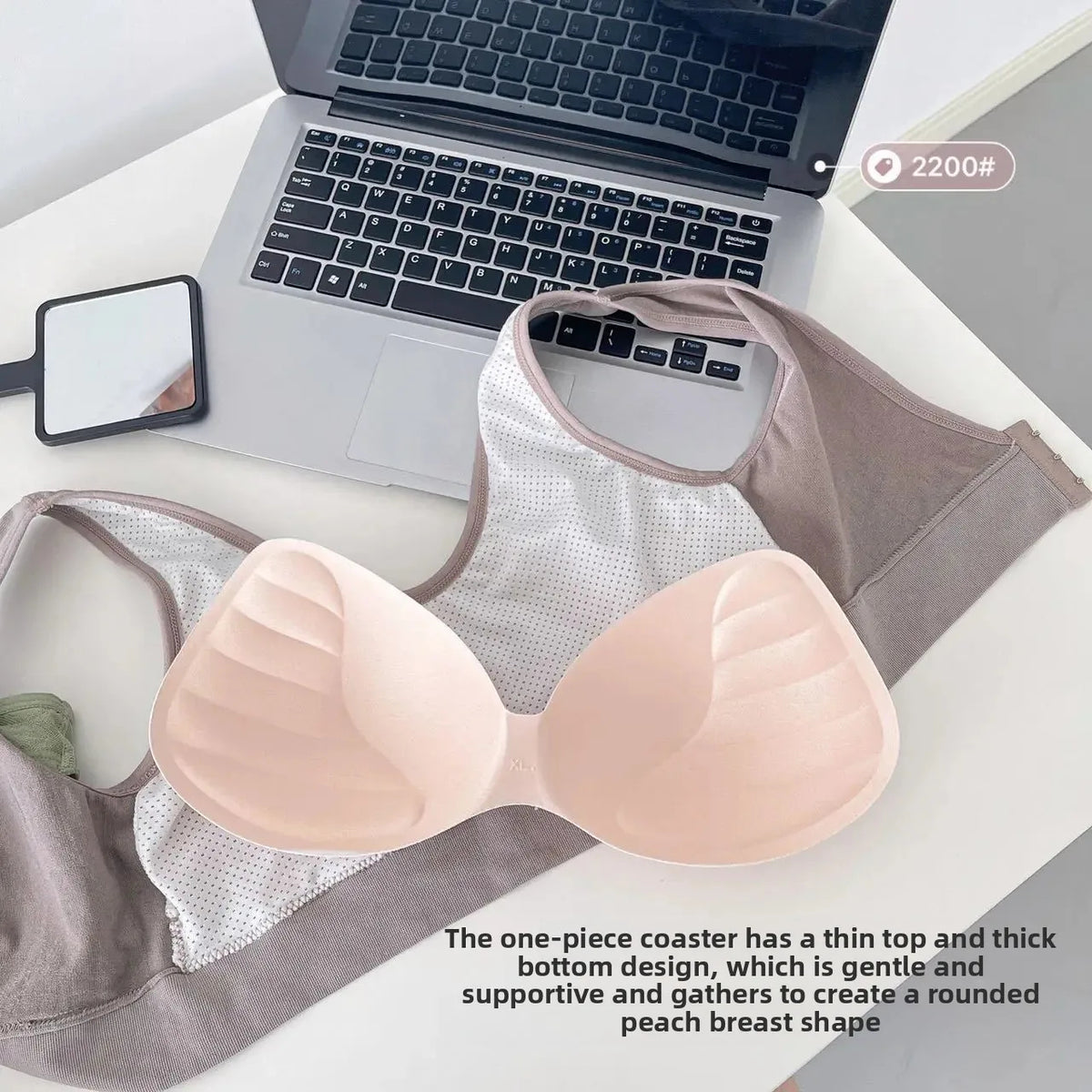 Seamless Multi-Row Backless Yoga Sports Vest Shockproof Anti-Sagging Padded Bra No Steel Ring Beautiful Back Women's Vest