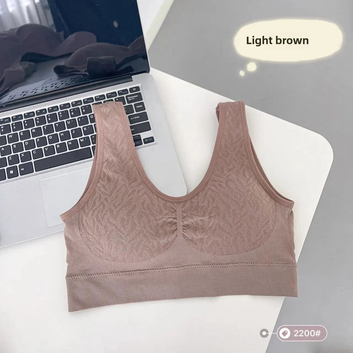 Seamless Multi-Row Backless Yoga Sports Vest Shockproof Anti-Sagging Padded Bra No Steel Ring Beautiful Back Women's Vest
