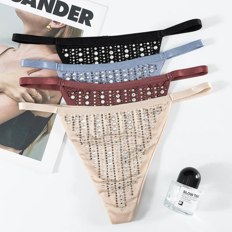Ice Silk Thong Waist Sexy Secret Pantie