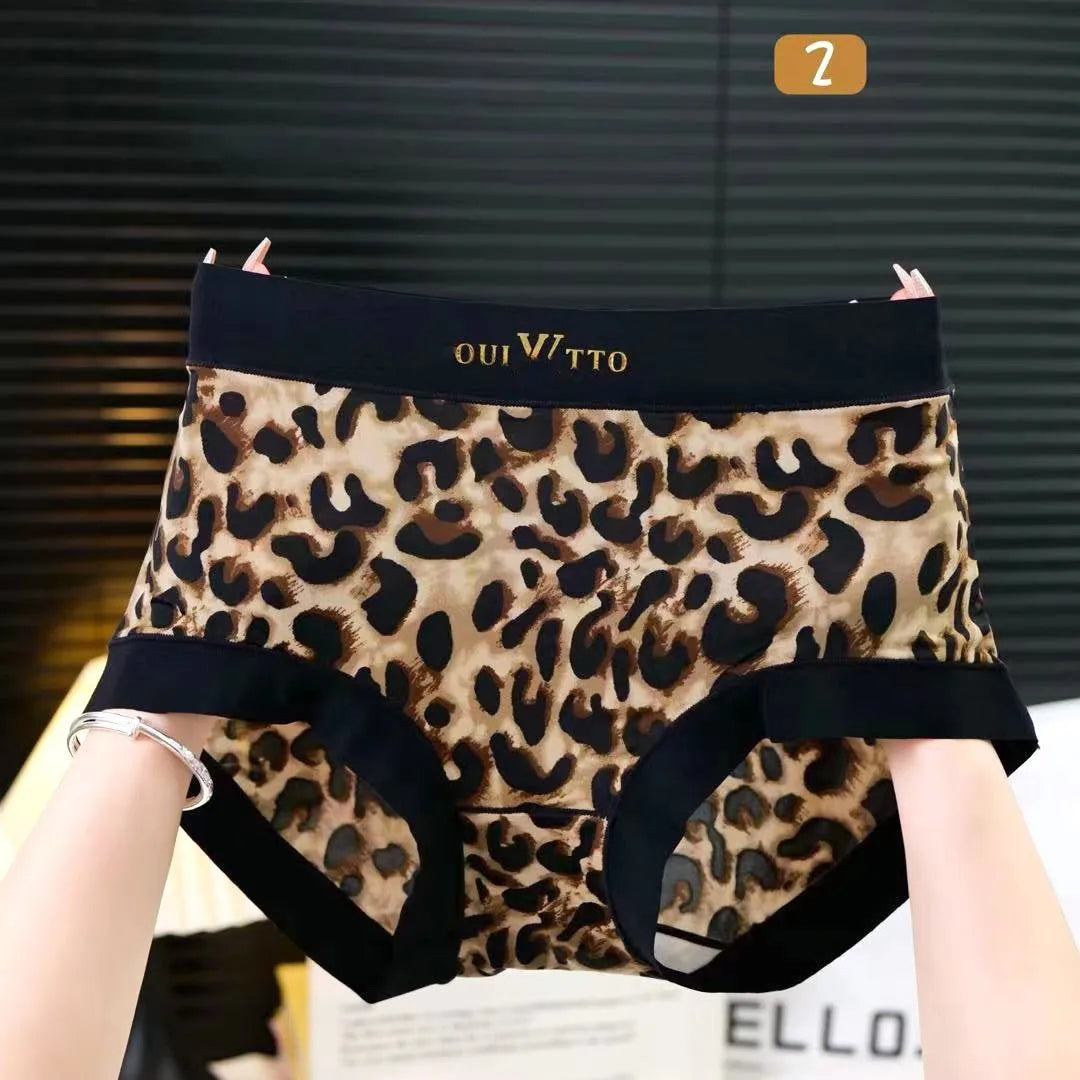 Leopard Print Brief Panty