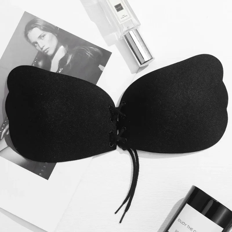 Strapless Push-Up Backless Silicon Bra