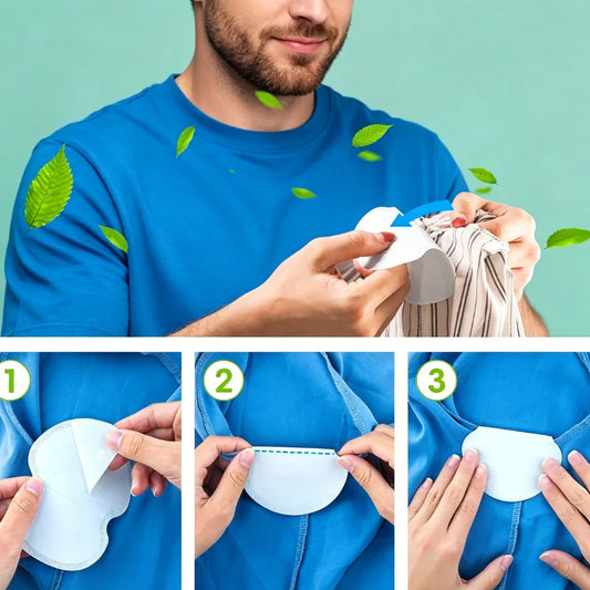 Disposable Cotton Sweat Pads For Underarm