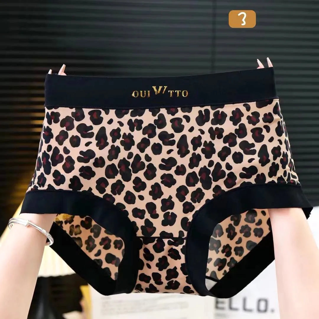 Leopard Print Brief Panty