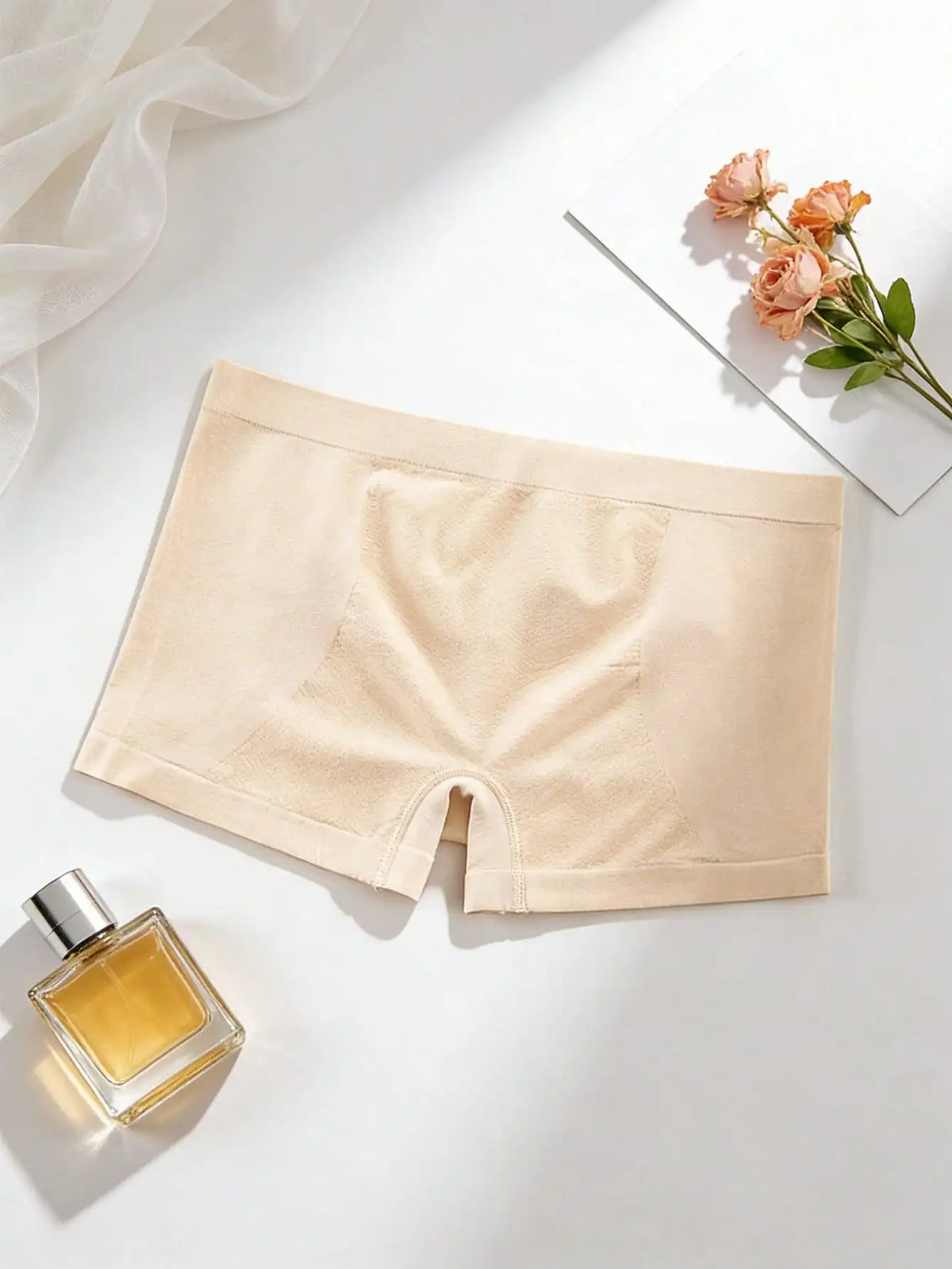 Seamless Body Shaper Pantie Low Waist Tummy Control Boyshort Breathable Comfortable