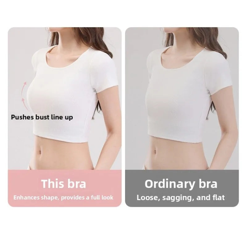 Women Sexy Lace Floral Bras Cute Bows Comfortable Anti-Sagging Seamless Wireless Push-up Brassiere Underwear for Small Cup Size