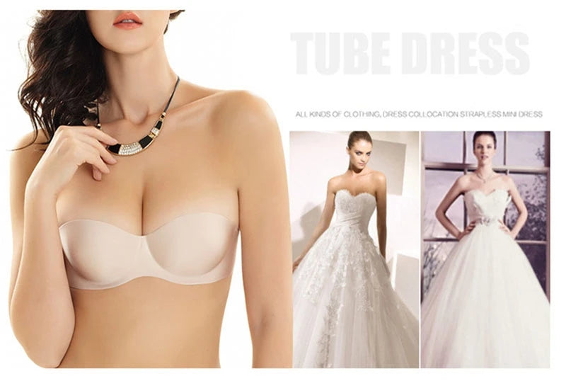 Invisible Push Up Bra