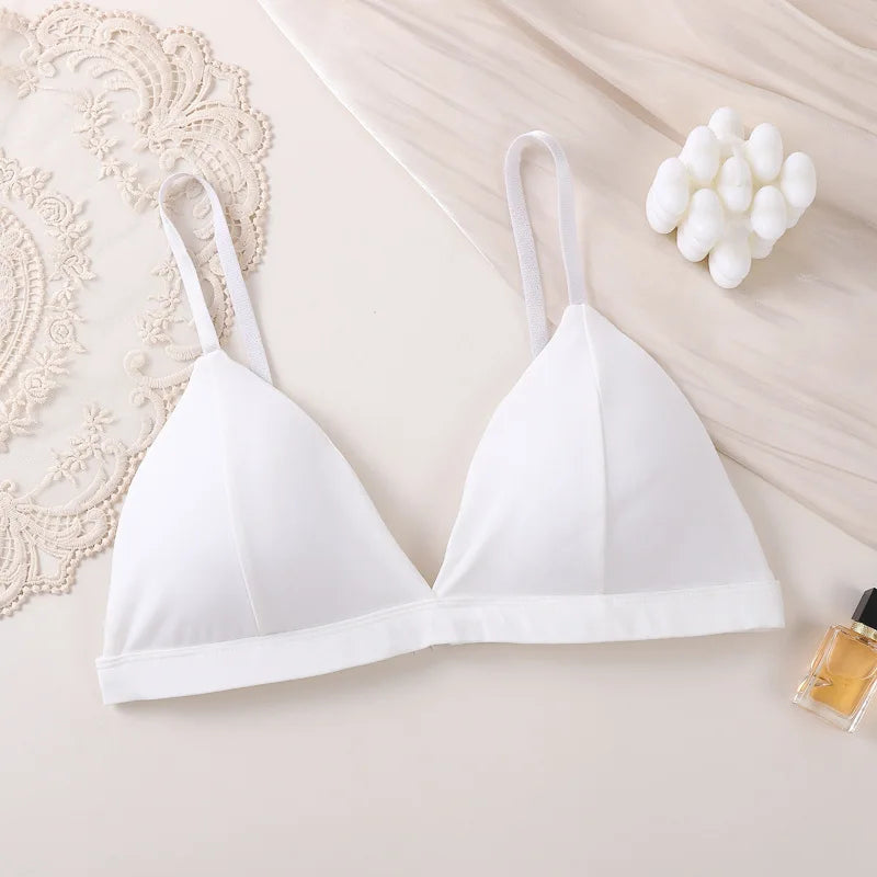 Bralette Solid Seamless Wire-Free Bra