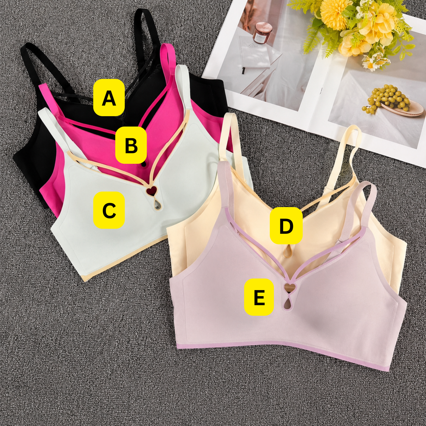 LX Heart Gap Bra