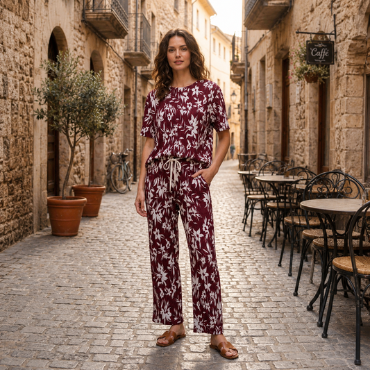 Premium Lycra Co-ord Set