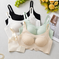 Doted Net Design Hook Bra