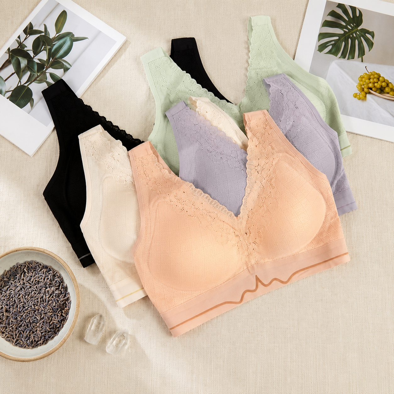 LZ Soft Lace Comfort Bra