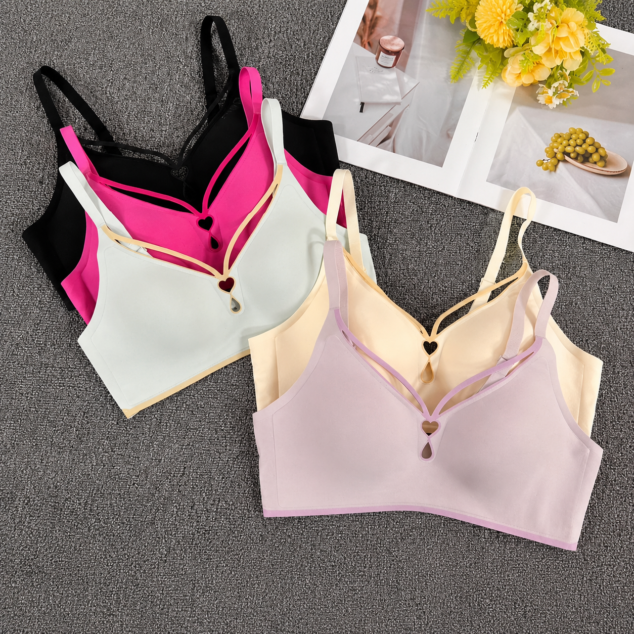 LX Heart Gap Bra