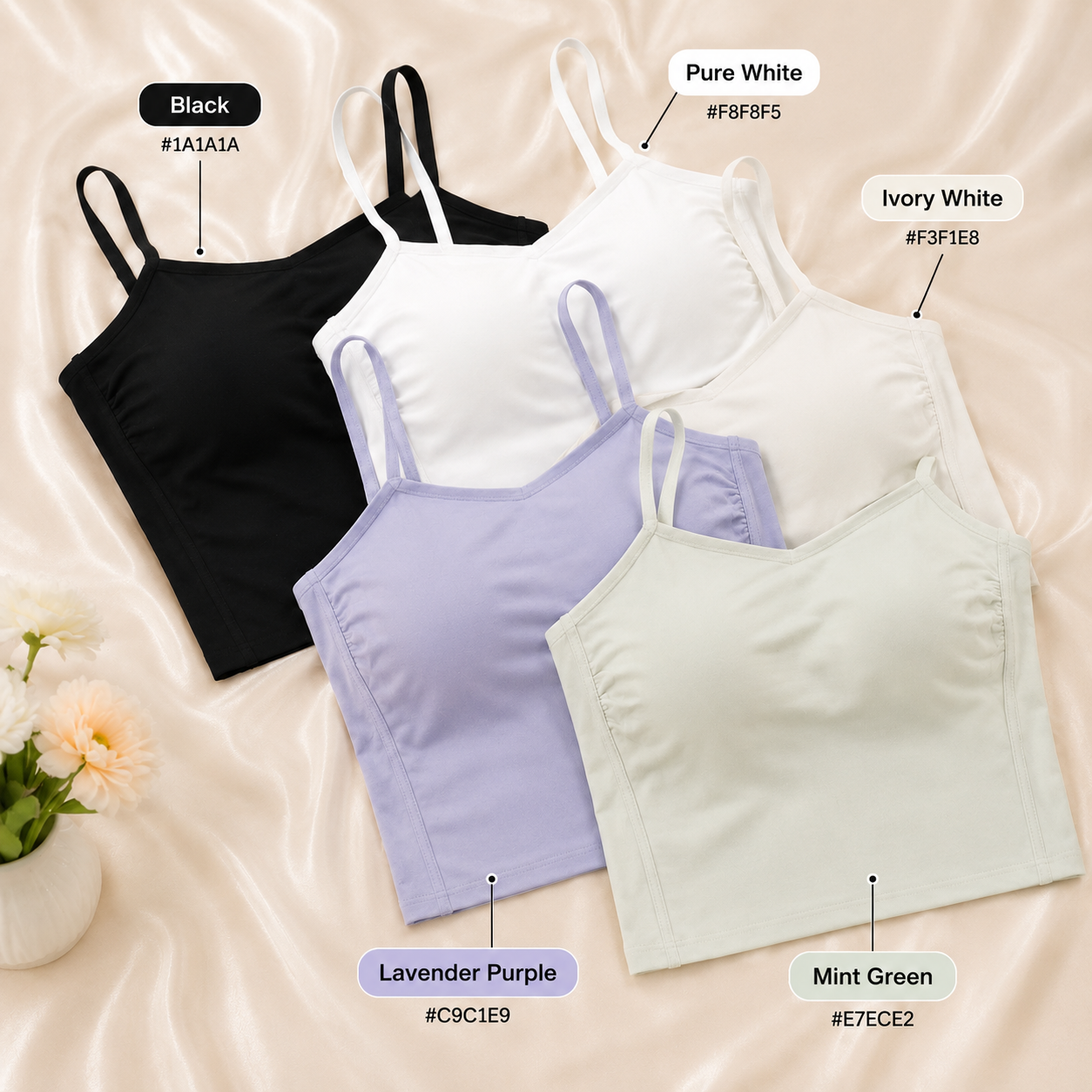 Soft Touch Padded Camisole Top