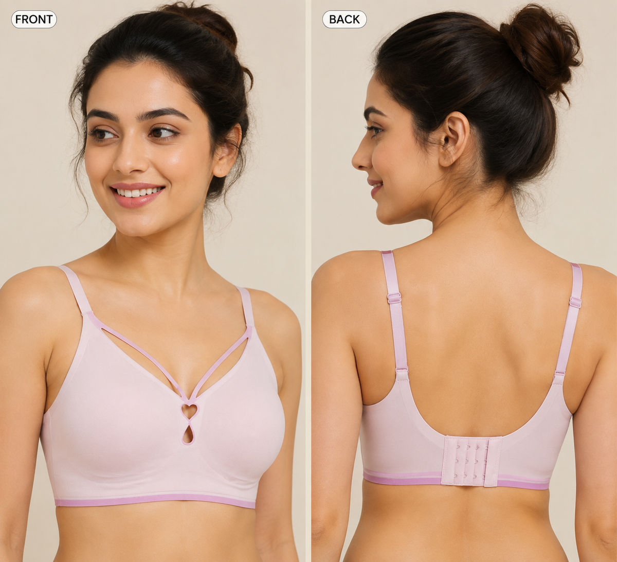 LX Premium Heart Gap Bra