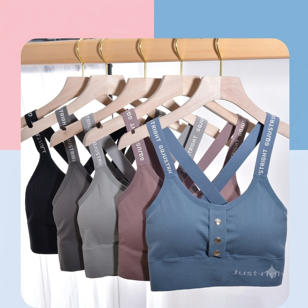Rims Thin Bra Young Lady Sports Vest