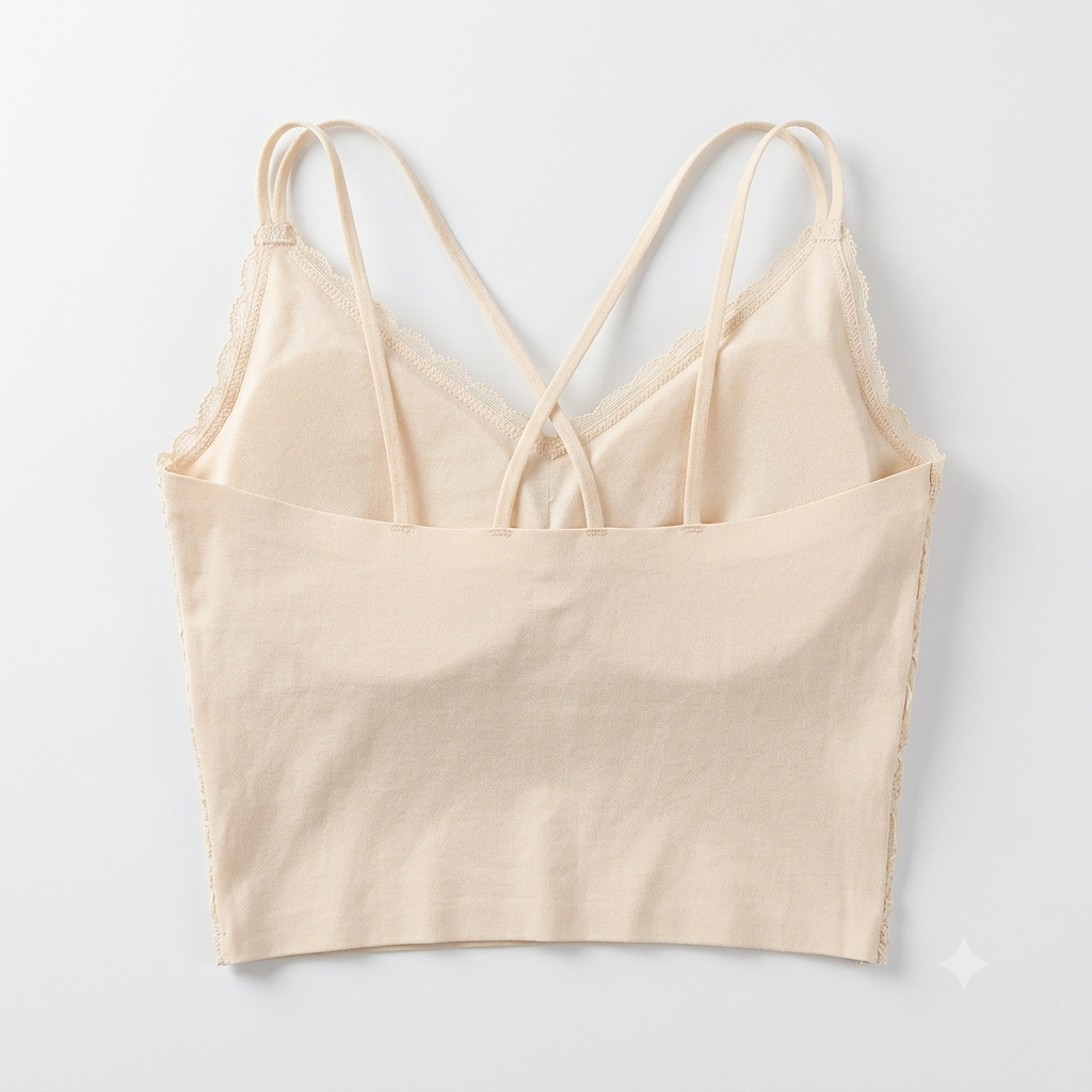 Women Textured Padded Cami Tops