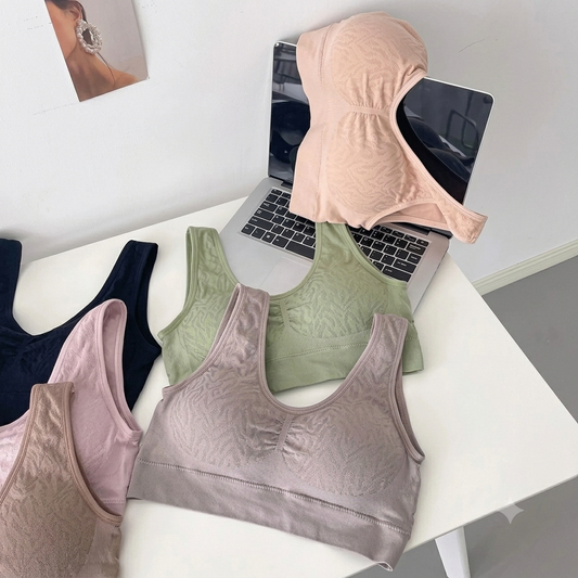 Wire-Free Comfort Stretch Sports Bra
