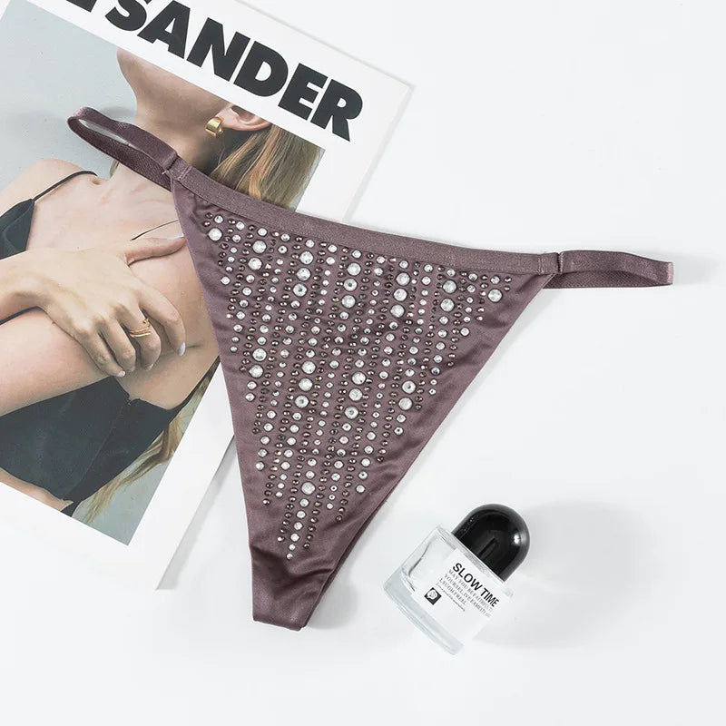 Ice Silk Thong Waist Sexy Secret Pantie
